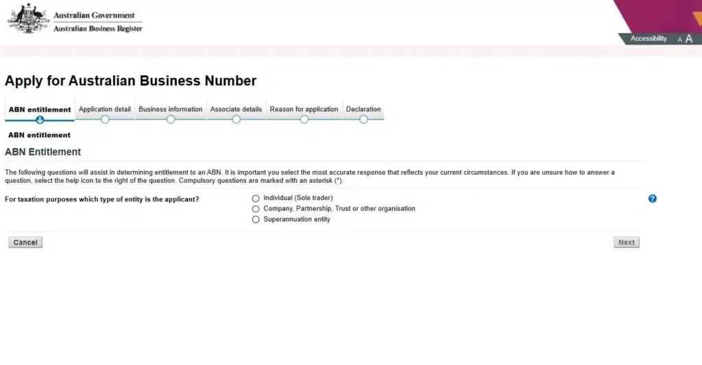 How to apply for ABN number on ABR